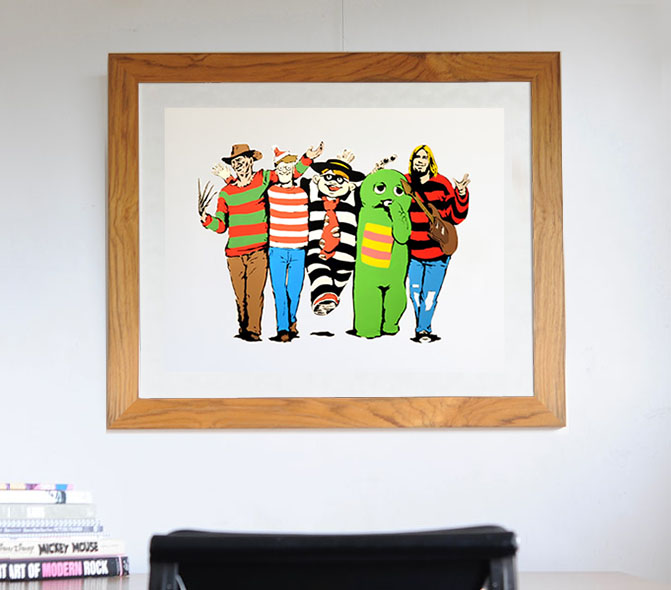 NO BORDER - 5 Men Version - Kurry アート ー NOISEKING ノイズキング