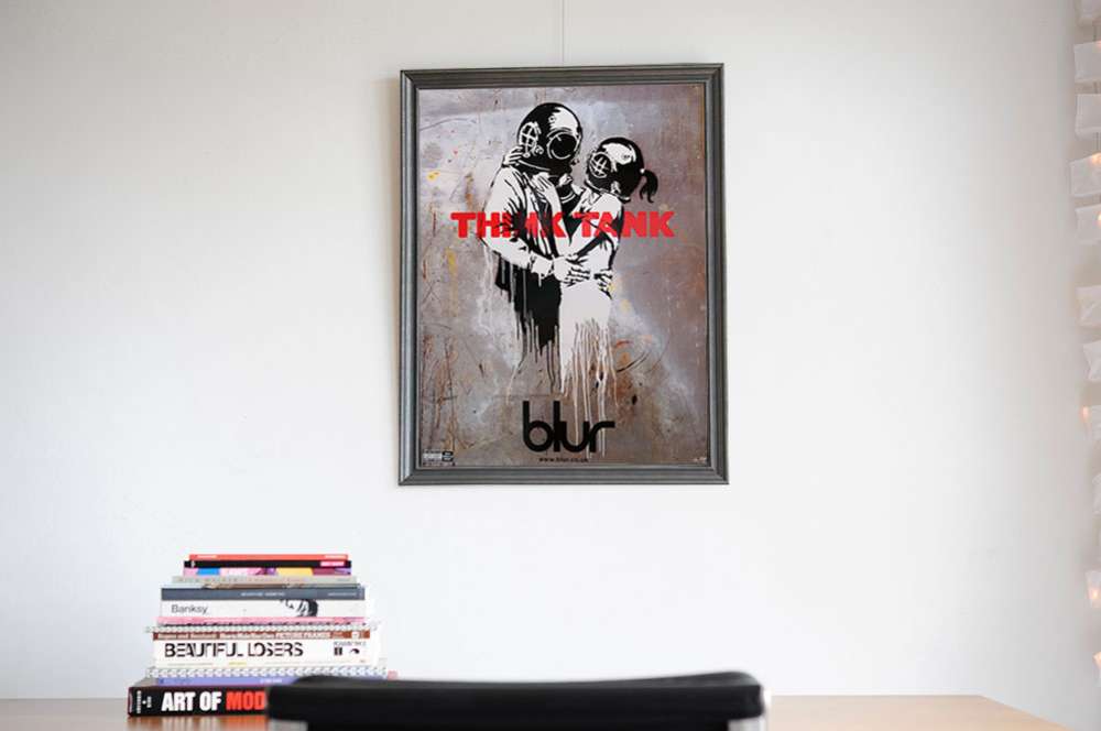 Banksy 『blurのオリジナル・プロモ ポスター』 blur THINK TANKを販売