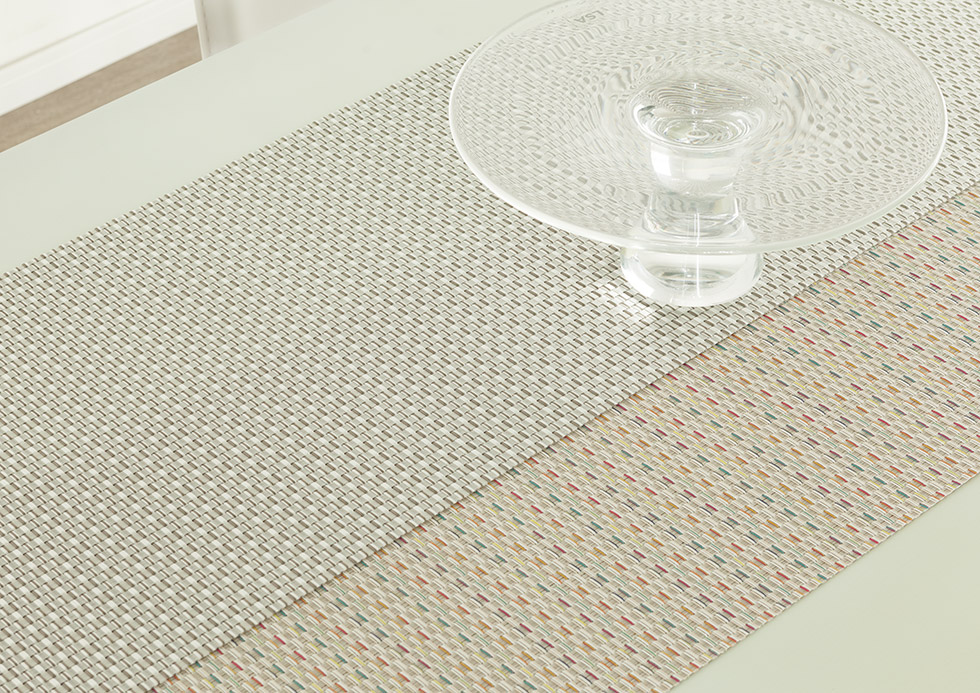 上質な光沢と新鮮なさわり心地のテキスタイル [Chilewich Wicker