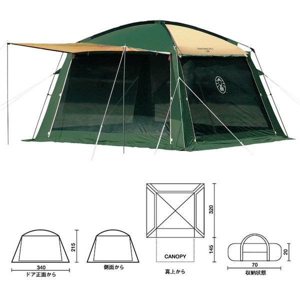 Coleman Screen Canopy Tarp II 170T11350J : Sports