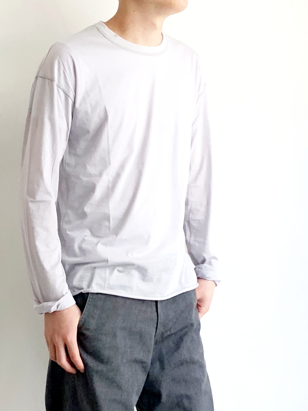 humoresque _ ロングスリーブシャツ / Gray | R1