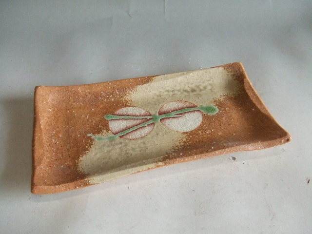 信楽釉長角皿（大）｜中村陶器 信楽焼の通販サイト （滋賀/陶器/焼き物