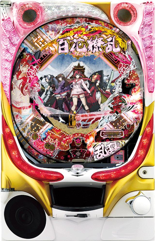 平和 CR百花繚乱 サムライガールズM5AX【LED不問 枠色指定不可 中古