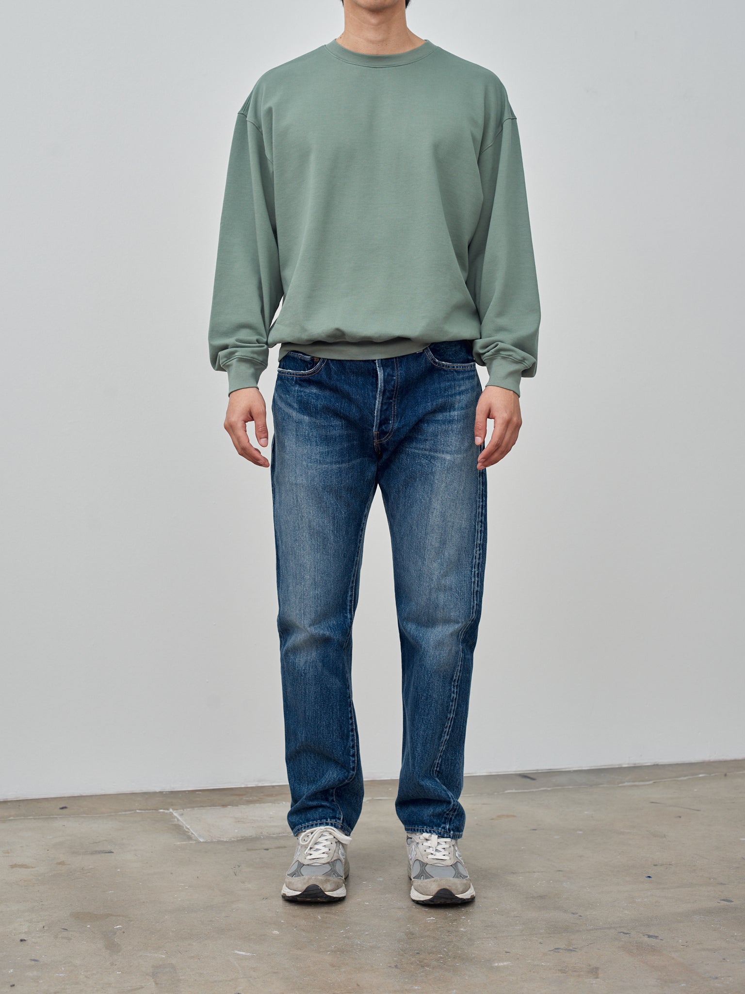 Namu Shop - Auralee Super High Gauge Sweat Pullover - Dusty Green