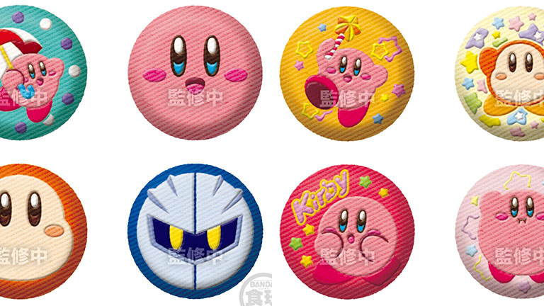 カービィが刺繍でデザインされた缶バッジ食玩が登場 – Nintendo DREAM WEB