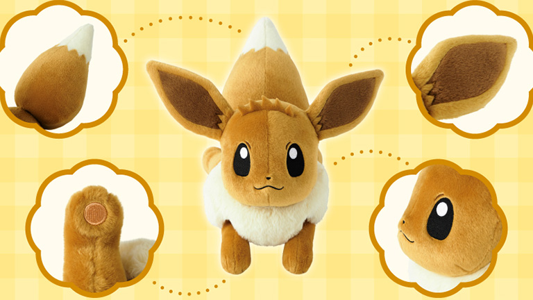 4月26日取扱開始】等身大サイズのイーブイが我が家に！ 寝そべり姿の