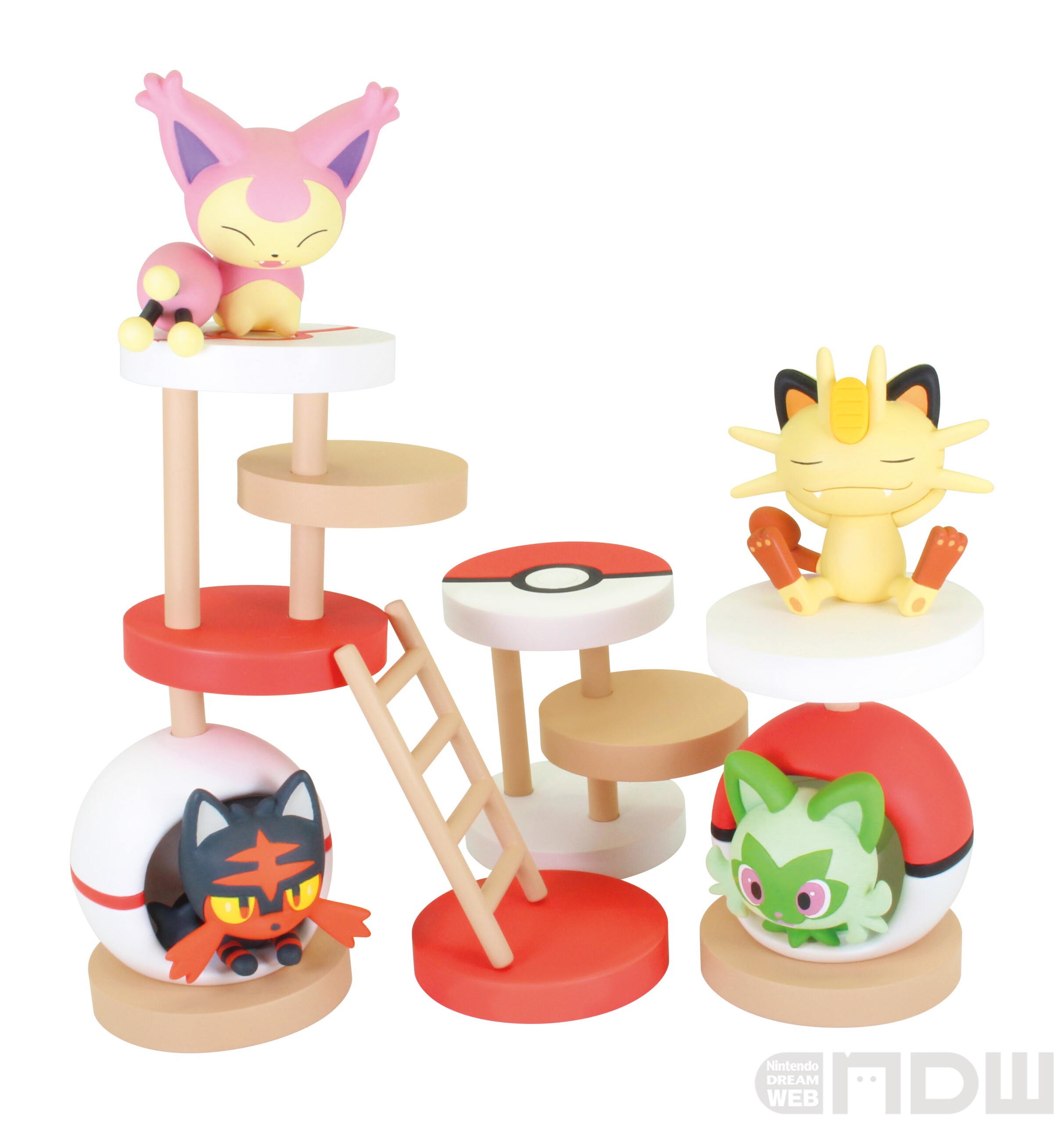 組んで遊べるカプセルトイ「ポケモン わくわくアスレチック」がタカラ