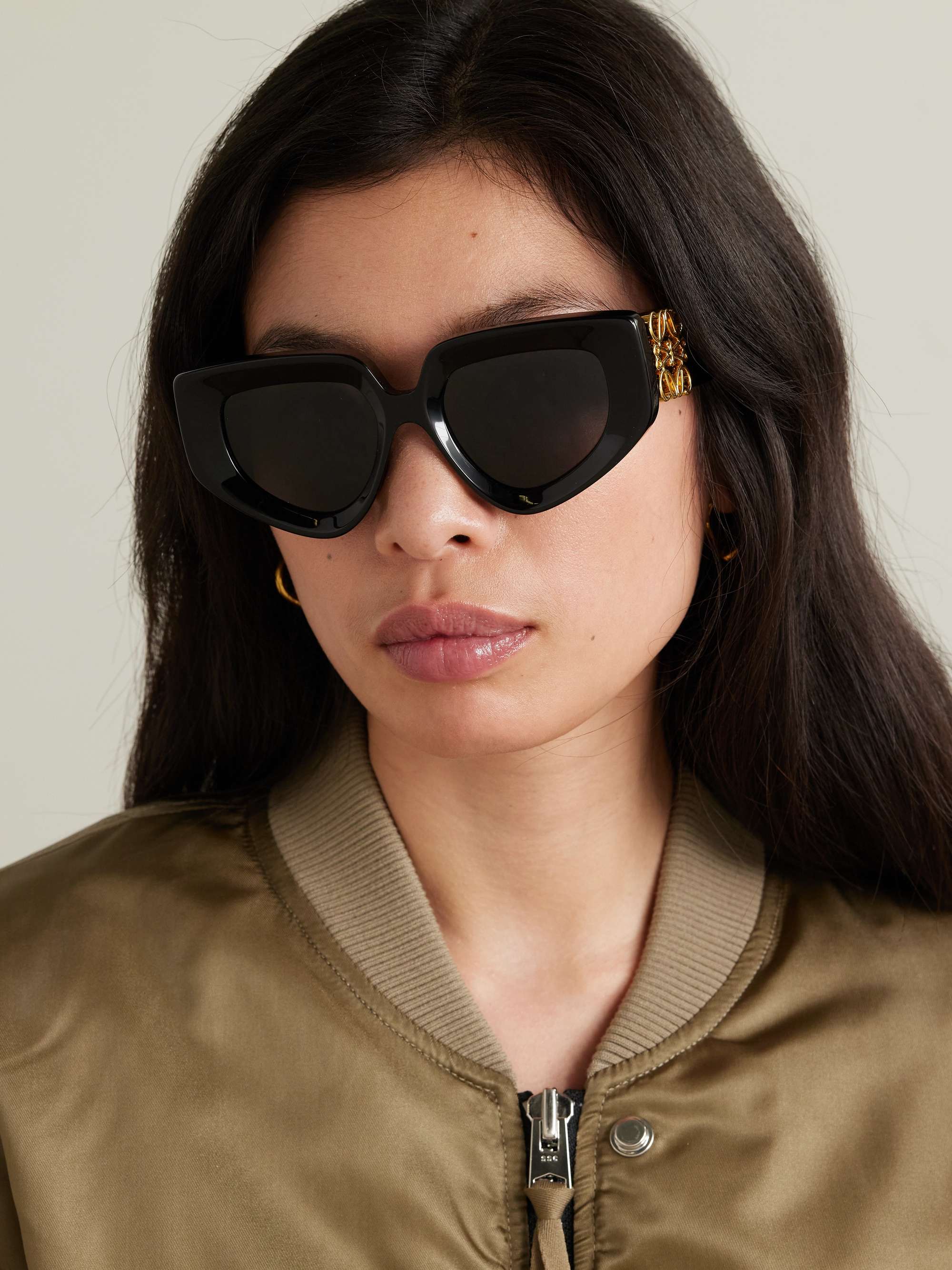 LOEWE EYEWEAR Cat-eye acetate sunglasses | NET-A-PORTER