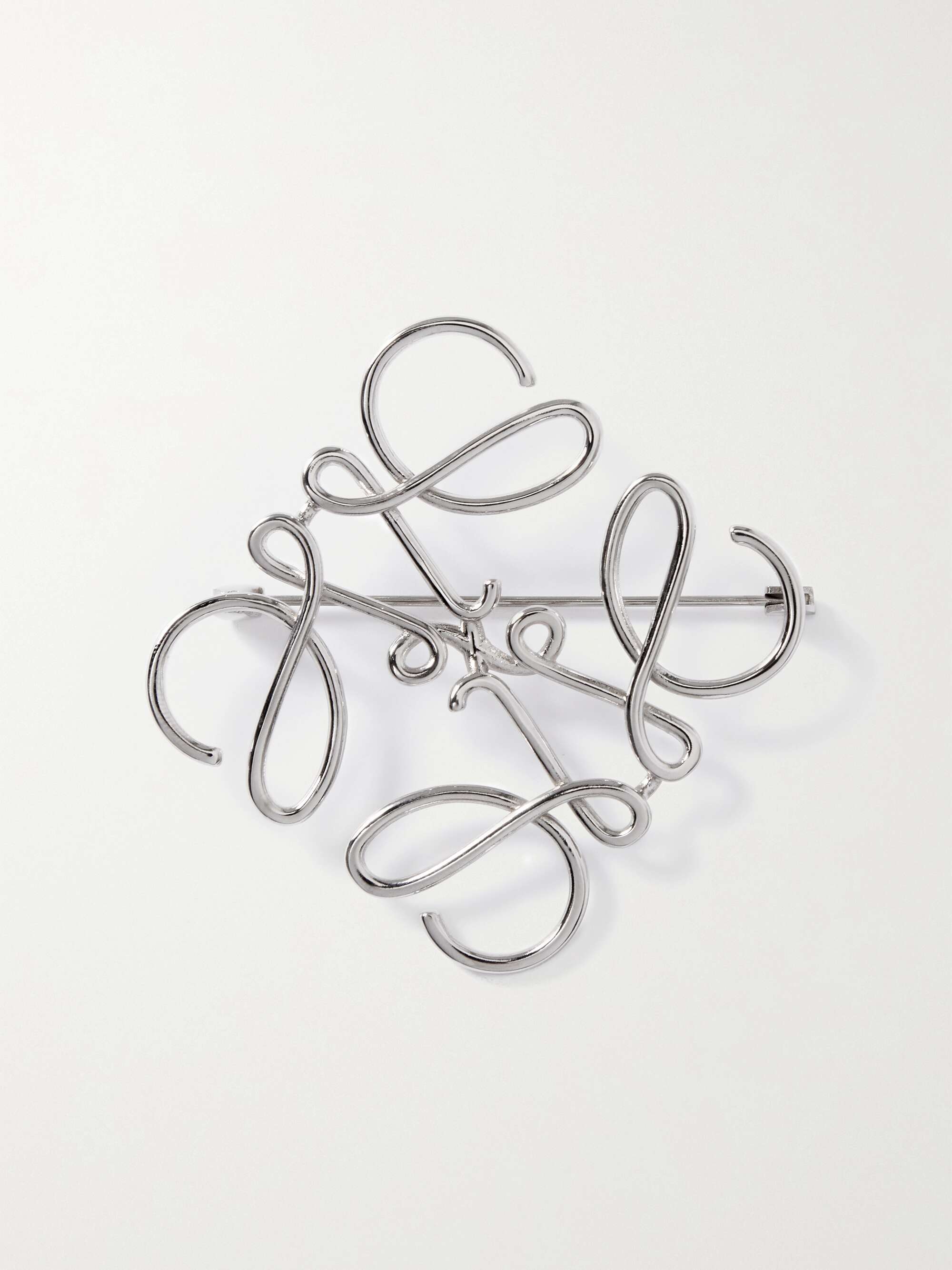 LOEWE Silver-tone brooch | NET-A-PORTER
