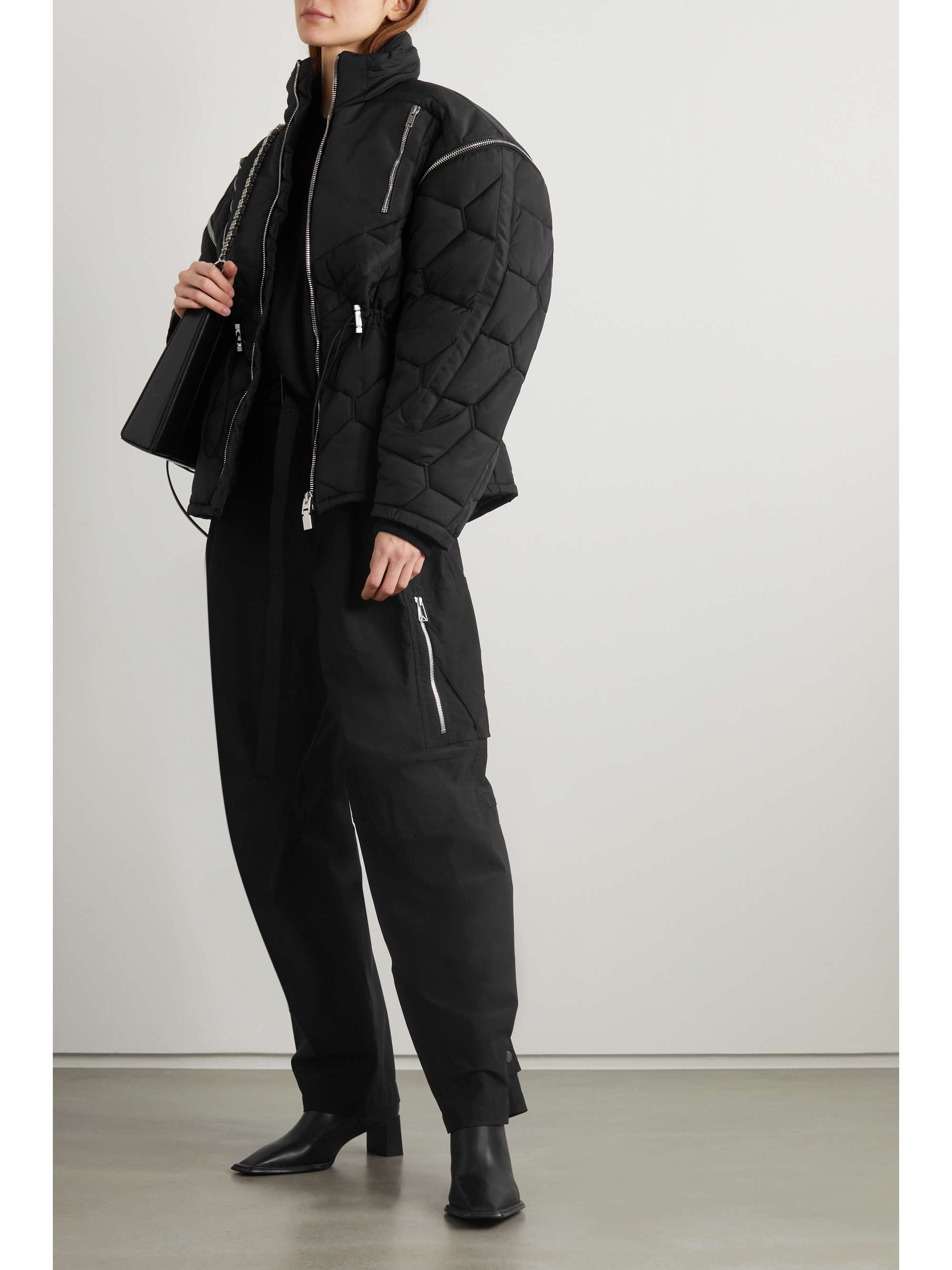 GIVENCHY Convertible quilted padded shell jacket | NET-A-PORTER