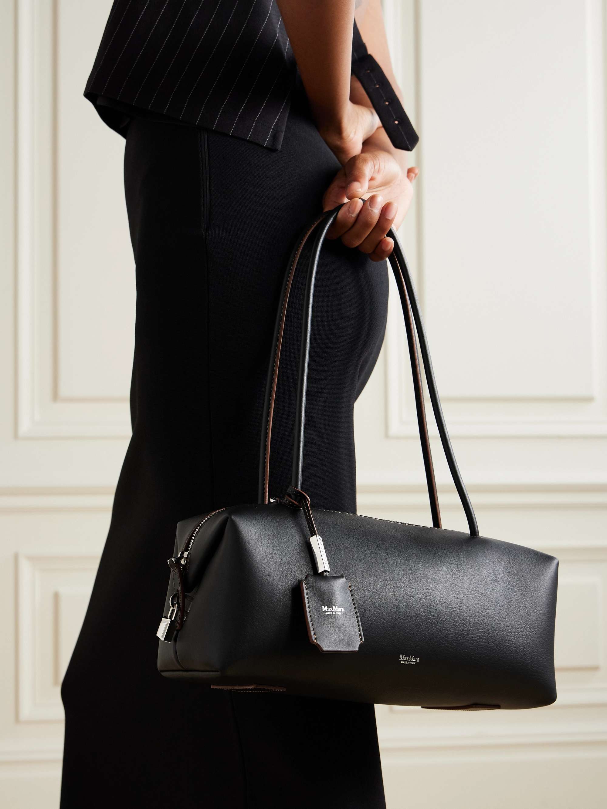 MAX MARA Mini leather shoulder bag | NET-A-PORTER