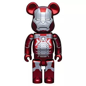 買取】BE＠RBRICK-ベアブリック- 400% IRON MAN Mark 5 「Happyくじ BE