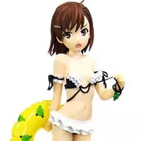 買取】『とある科学の超電磁砲S』 御坂美琴 水着フィギュア 全高約65