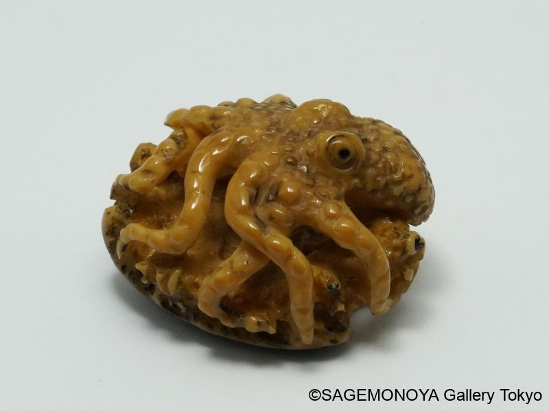 蛸－現代根付｜根付専門店「提物屋」