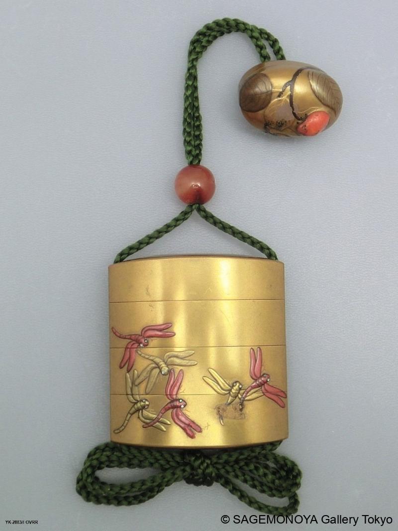 K*N様 緒締玉 緒締 骨董 珊瑚 根付 煙管 印籠 提物