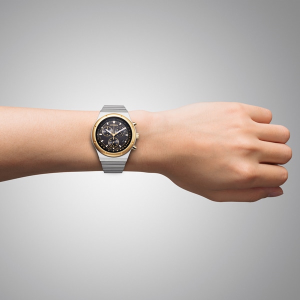 RECORD LABEL 光発電エコ・ドライブ 1984 chronograph 限定モデル