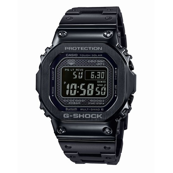 G-SHOCK フルメタル GMW-B5000D-1JF 電波ソーラー(シルバー): G-SHOCK