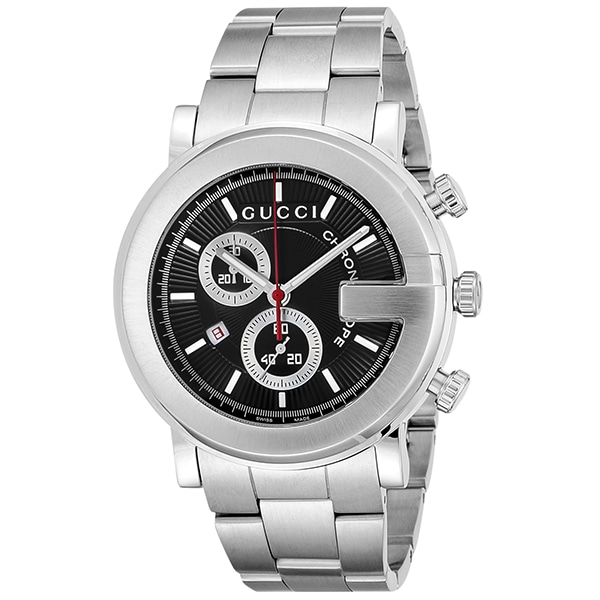 GUCCI G-CHRONO Gクロノ YA101309 クォーツ メンズ(シルバーブラック