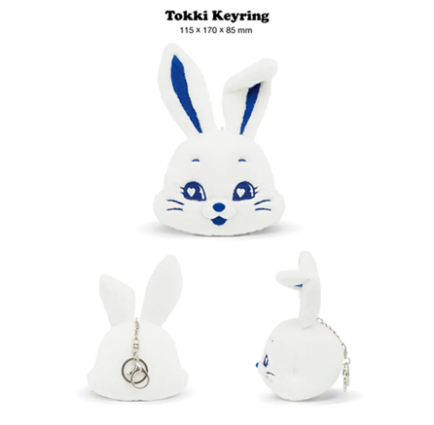 Official] NewJeans Tokki Fluffy Keyring – NewJeans Universe