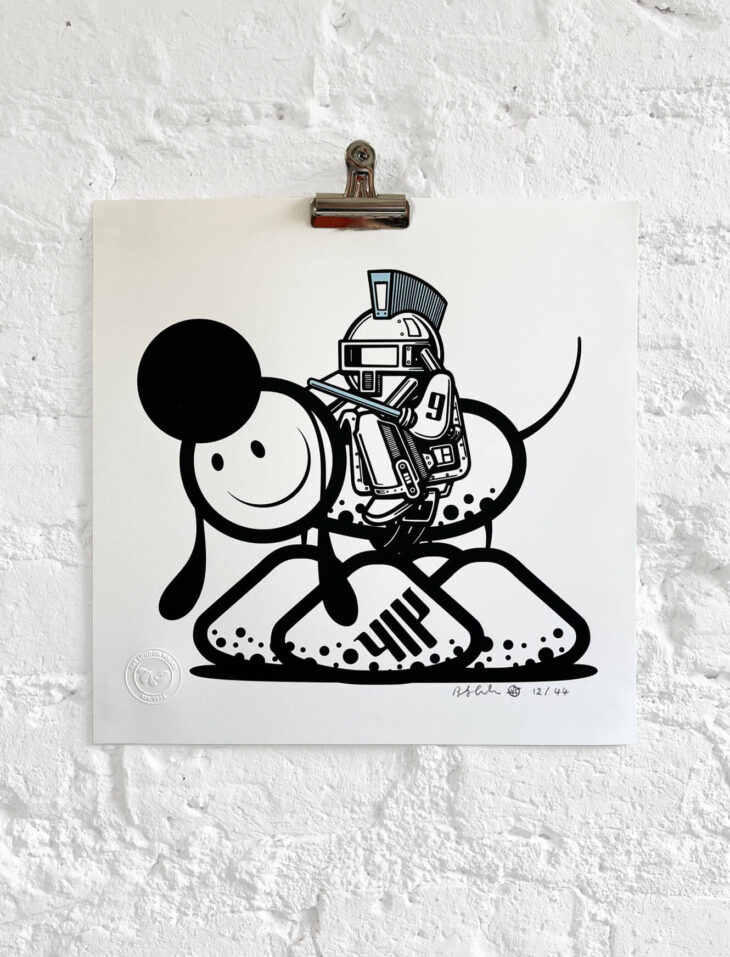 絵画 The London Police Original Canvas 絵画 The London Police