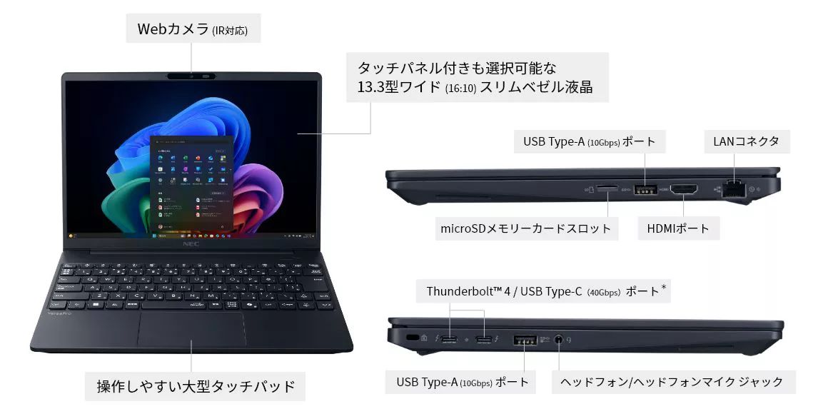 2025年7月発表商品 VersaPro/VersaPro J UltraLite タイプVY<VY-R