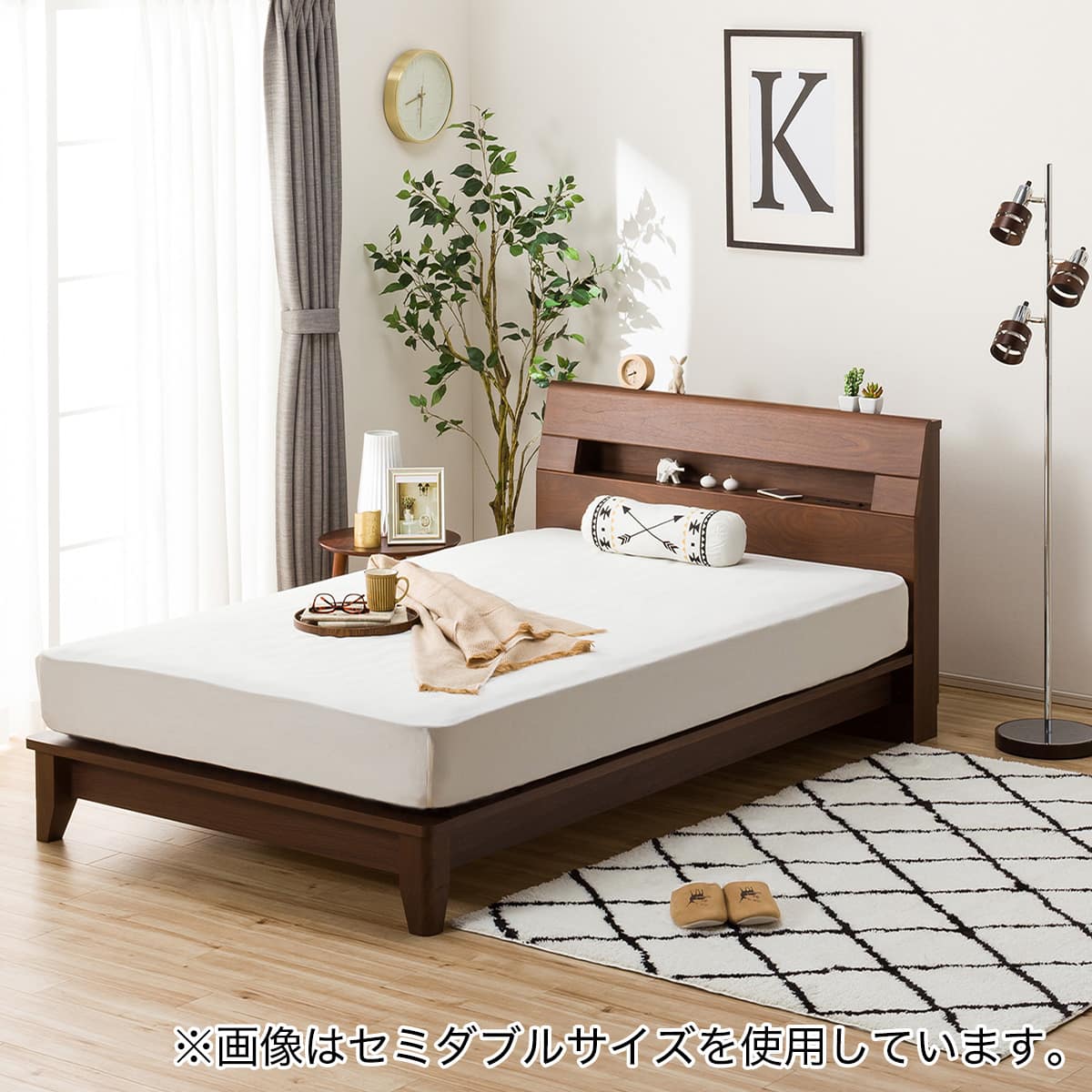すのこダブルベッドフレーム(ロデリック-S/MBR) | ニトリネット【公式