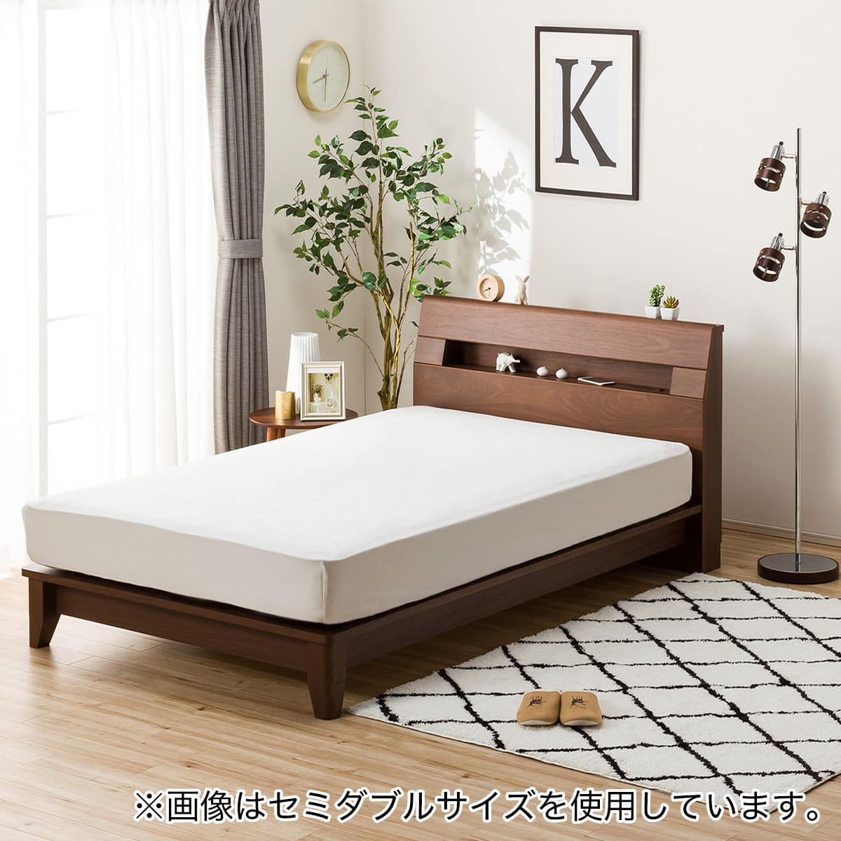 すのこダブルベッドフレーム(ロデリック-S/MBR) | ニトリネット【公式