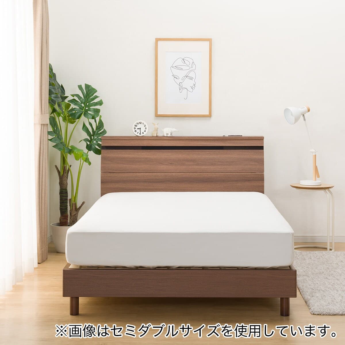 ダブルベッドフレーム(EB-002 MBR LEG/LOW) | ニトリネット【公式