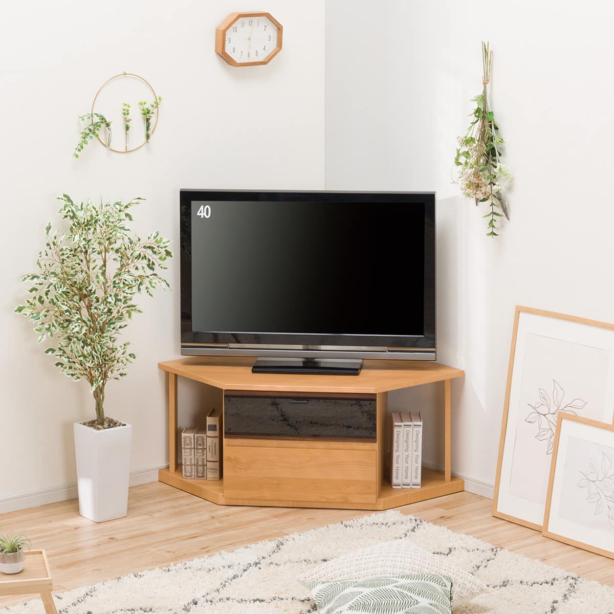 テレビ台(ローボードMM04コーナーLBR) | ニトリネット【公式】 家具