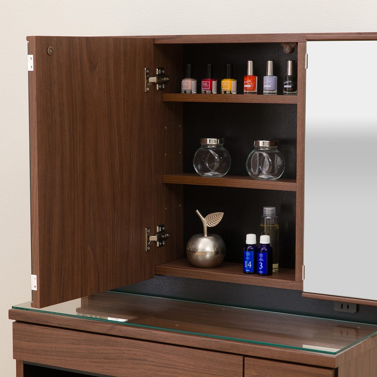 三面鏡ドレッサー(DR-007 MBR) | ニトリネット【公式】 家具