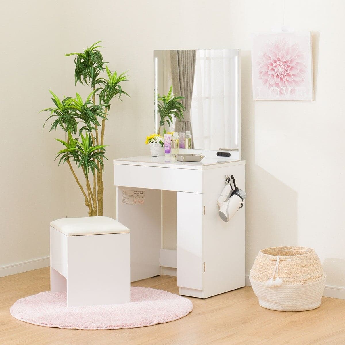 ニトリ 化粧台 ドレッサー(引き取りor着払い) ドレッサー 鏡 | ニトリ