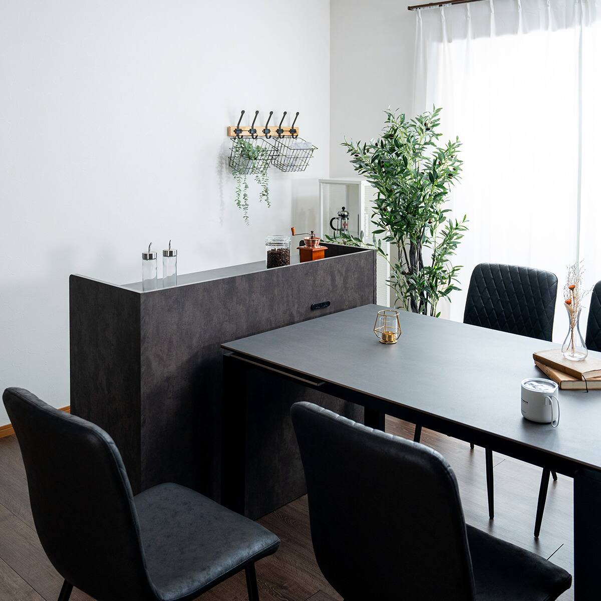 セラミック天板 両面カウンター 幅120cm (GY) | ニトリネット【公式