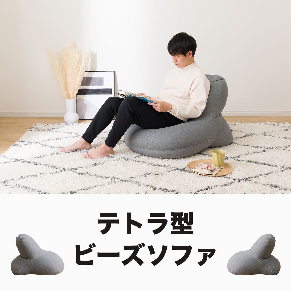 ビーズソファ(ビーズソファ BS-E02TR GY) | ニトリネット【公式】 家具