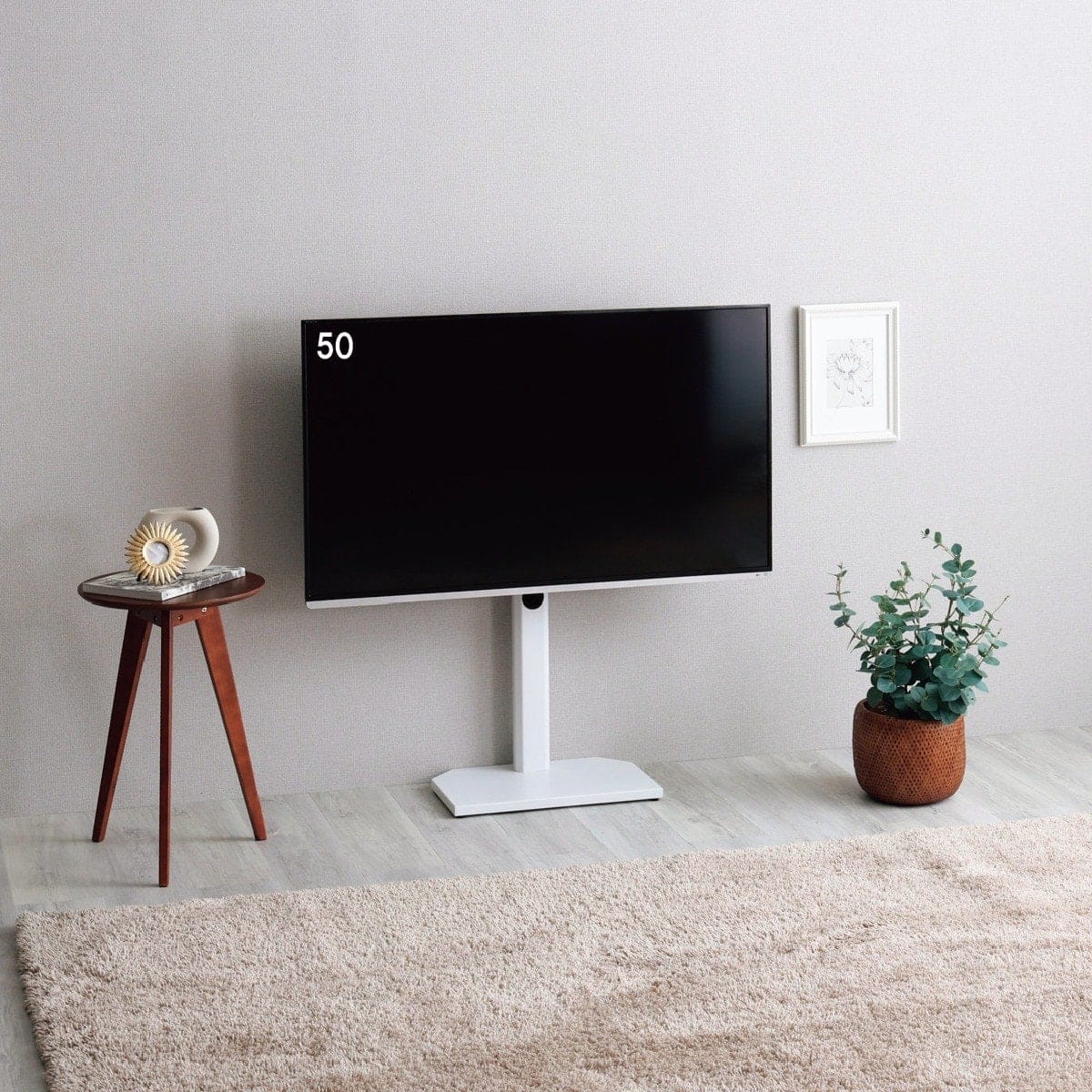 壁寄せテレビスタンド(ヘキ WH) | ニトリネット【公式】 家具