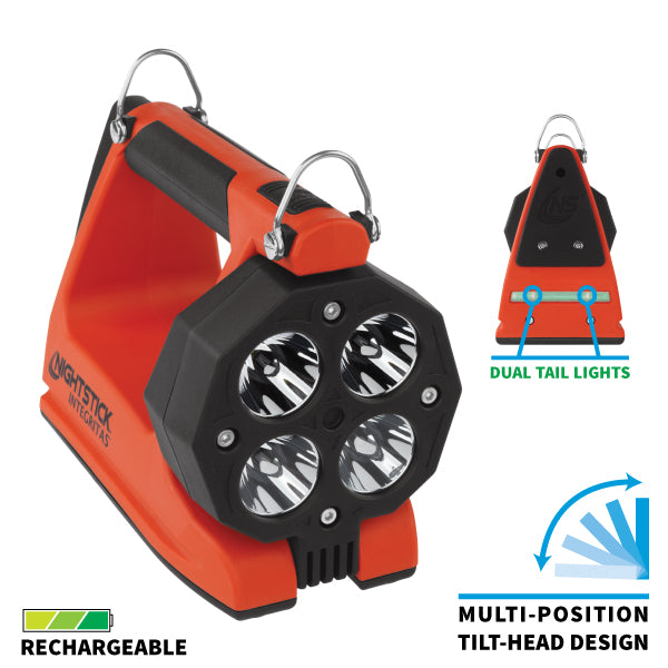 INTEGRITAS 82 Intrinsically Safe Rechargeable Lantern -Red