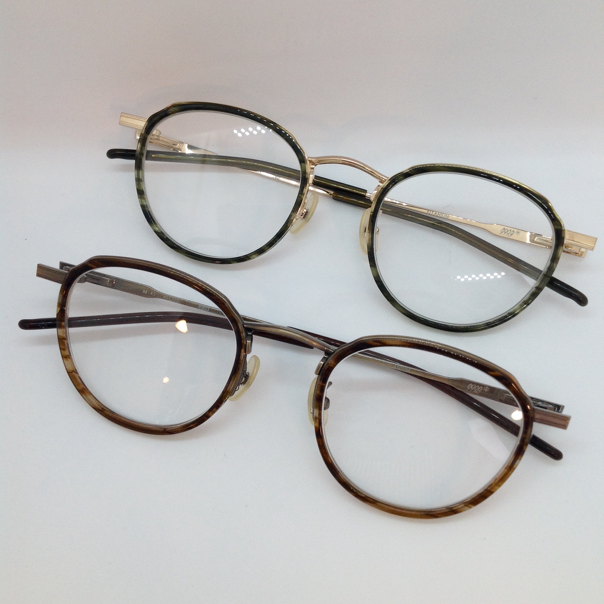 999.9 フォーナインズ メガネフレーム 2019春モデル「M-43」新作入荷