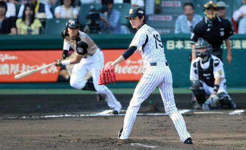 復刻】大谷翔平が藤浪晋太郎とプロ初対決 聖地・甲子園で二塁打2本