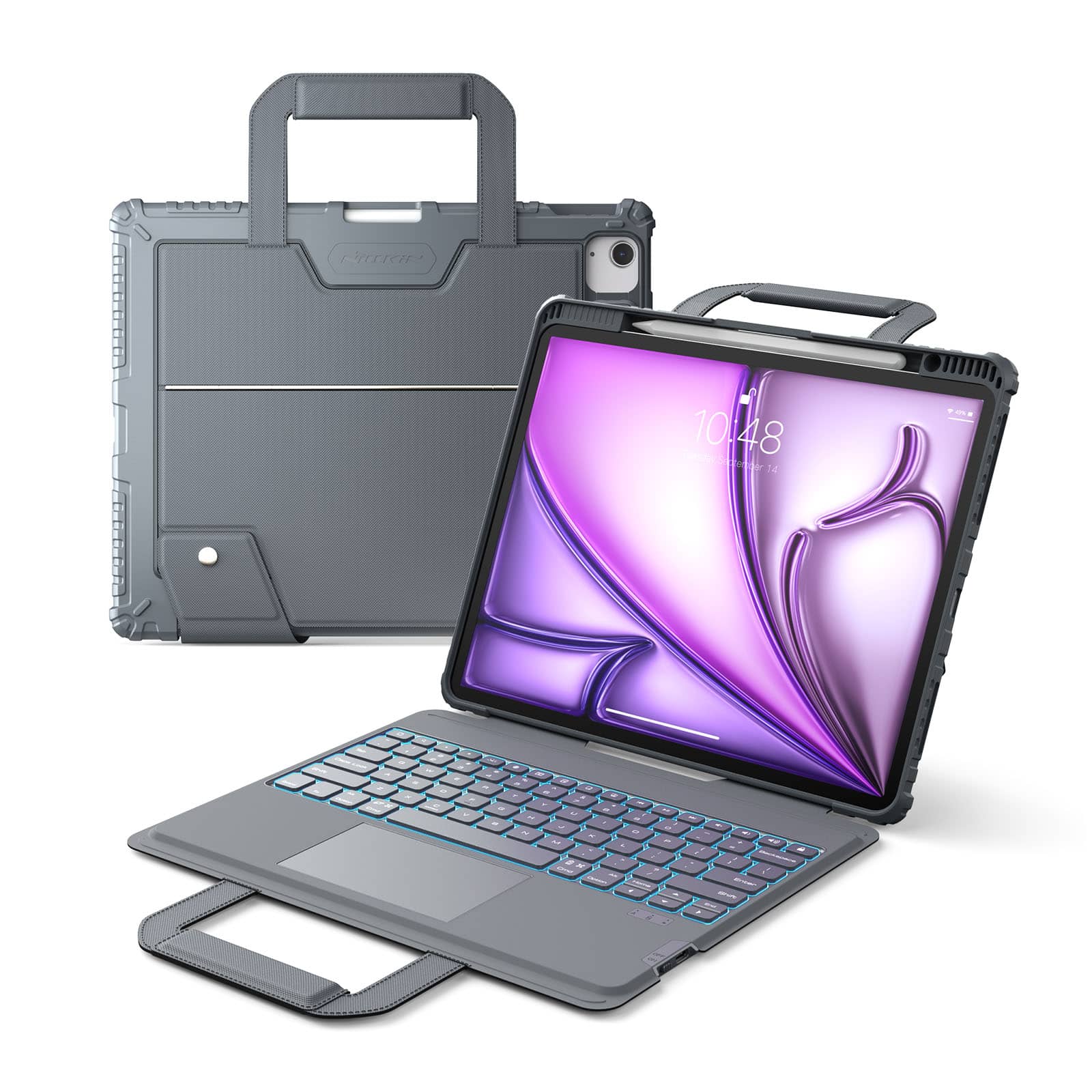 Nillkin Carry Go ポータブルハンドルバックライトキーボードケース