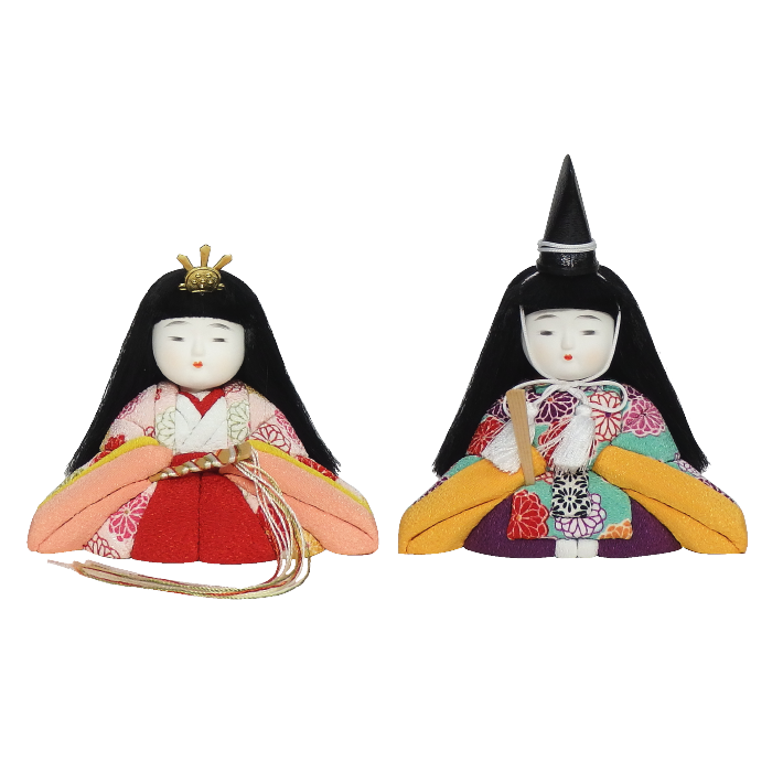 木目込人形 ひな人形 坐雛 豆雛 【人形堂】