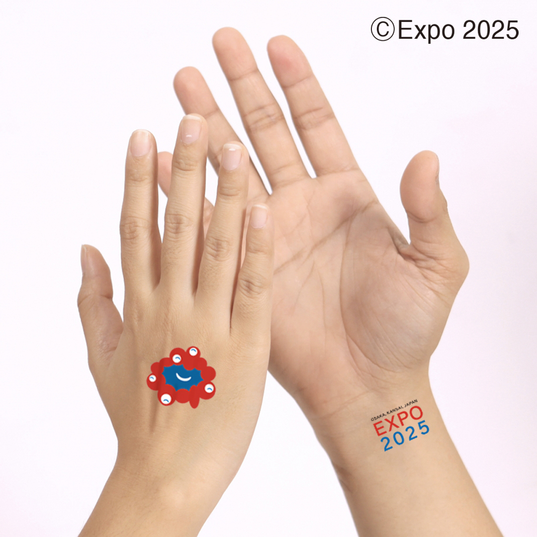 BA-MYA-105 2025大阪・関西万博 ミャクミャク フェイス&ボディシール