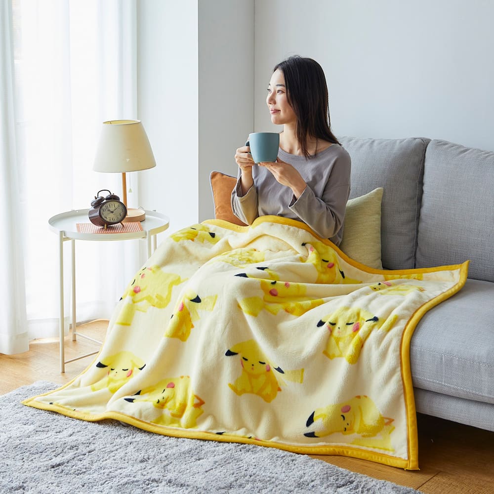 ポケモンスリープ】ニューマイヤー毛布/ピカチュウ| 西川ストア公式本店