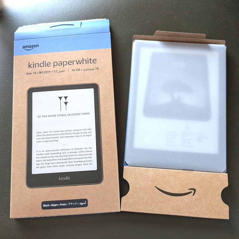 電子ペーパー（電子インク）端末として、Kindle Paperwhite 第12世代を