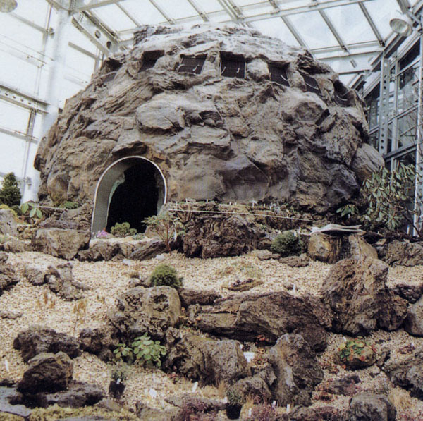 FRP擬岩擬石(擬似石,人工石)を制作【日装アート】