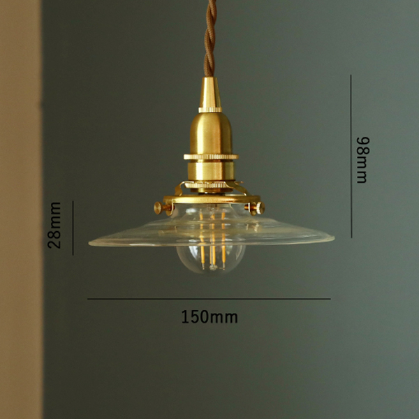 ペンダントライト専用 ガラスクリアシェード | TOKILABOトキラボ