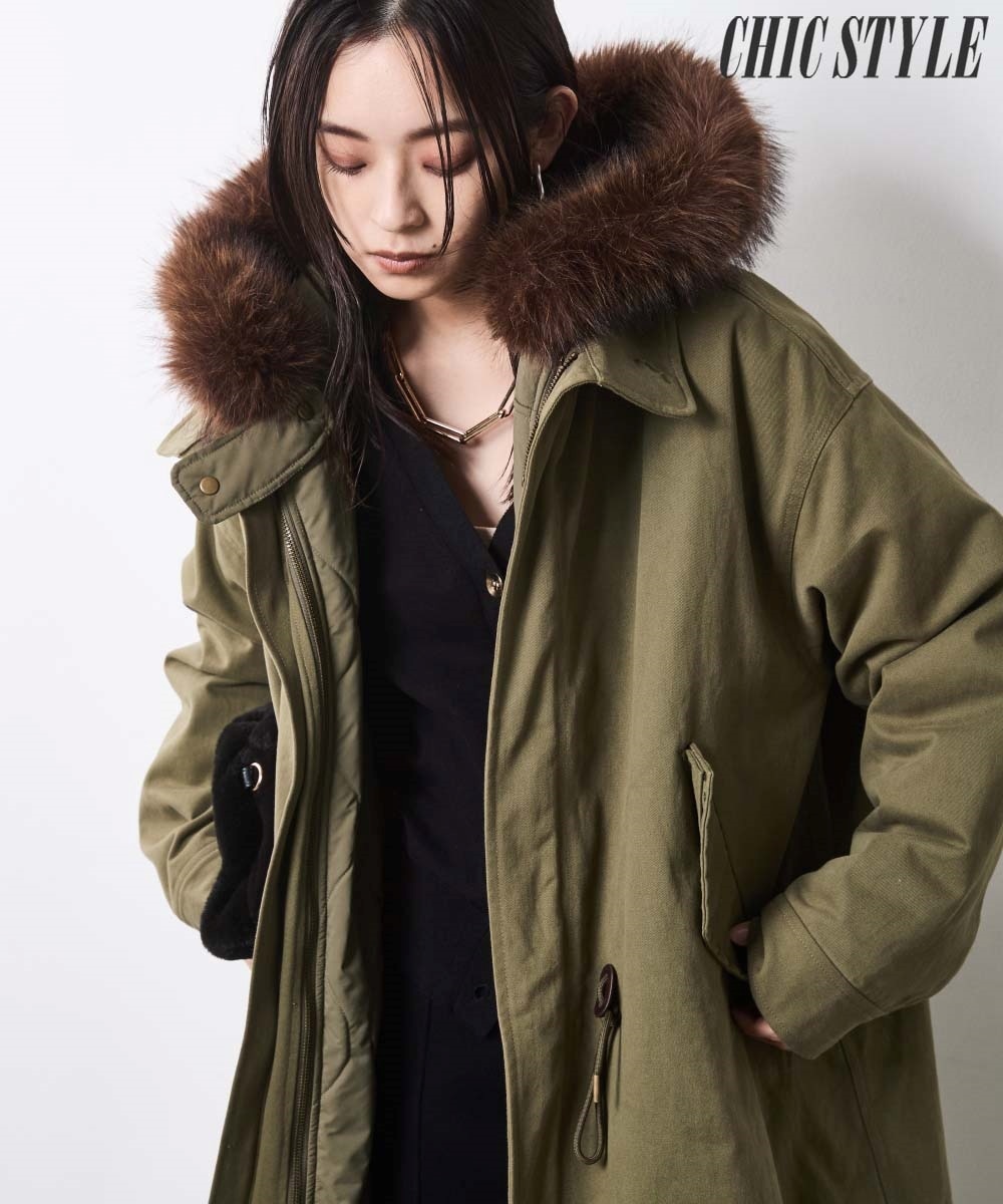 ライナー付モッズコート＜大きいサイズ有＞シックスタイル 通販