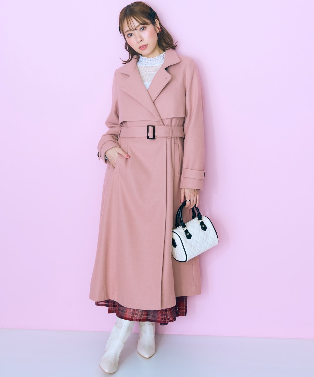 大きいサイズ＞2wayカラーロングコート marun 通販【ニッセン】