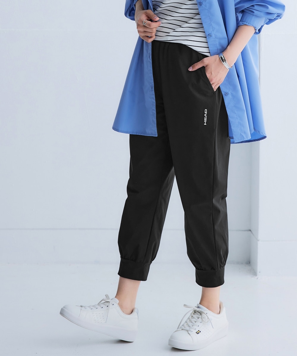 CRESCENT DUO ガウチョパンツ ブラック ストレッチ CRESCENT DUO