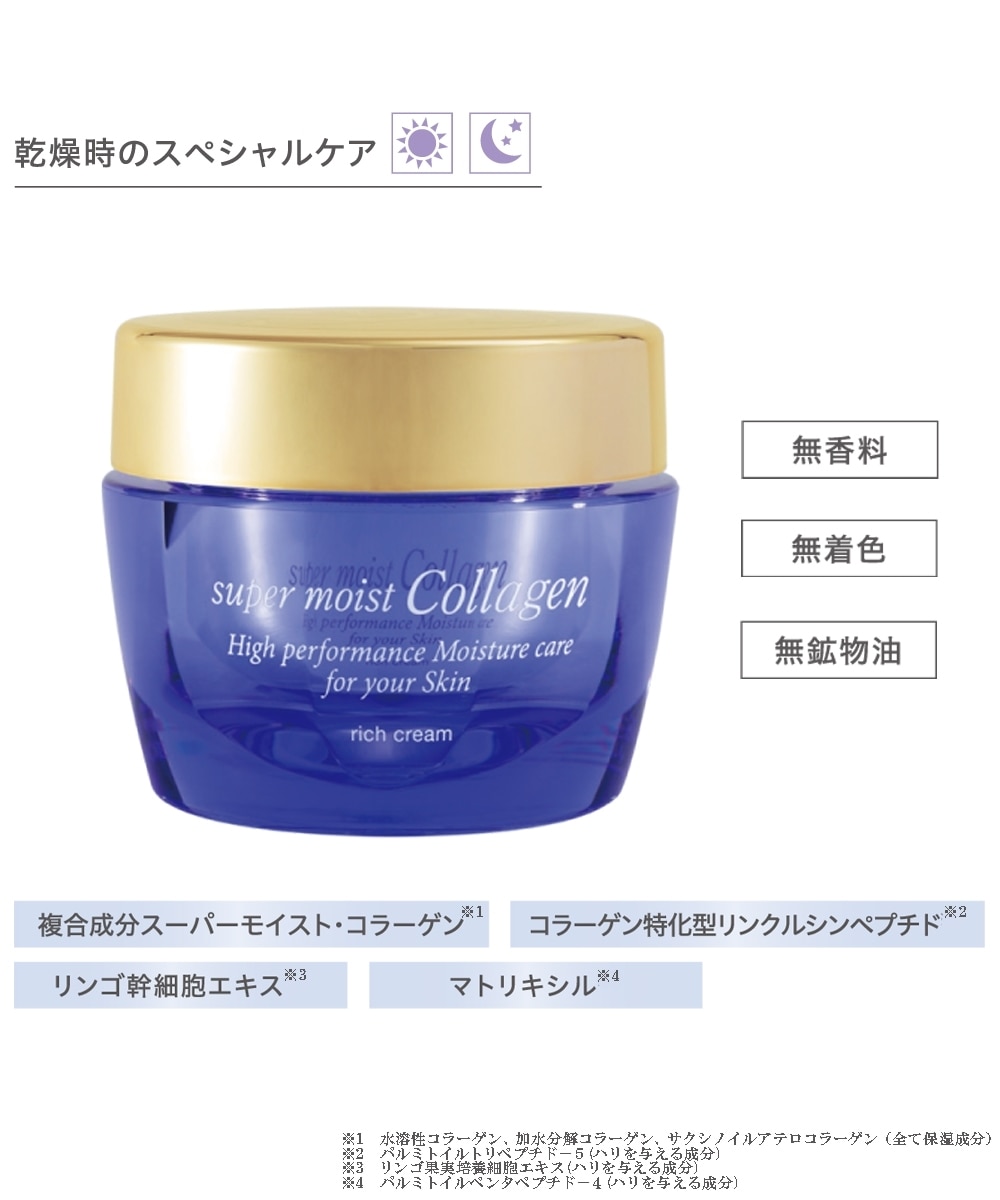 スーパーモイスト・コラーゲン リッチクリームa 通販【ニッセン】
