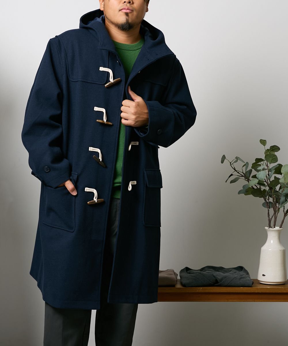 フェイクウールオーバーサイズダッフルコート【大きいサイズ】 通販