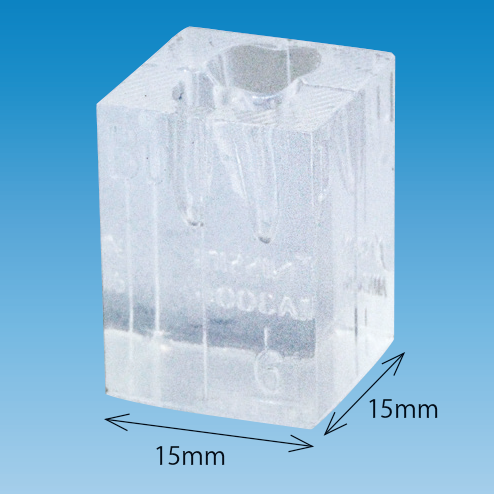 歯型彫刻模型歯 見本ブロック [ANA3006-T-SC(クリア) ANA3006-T-SG